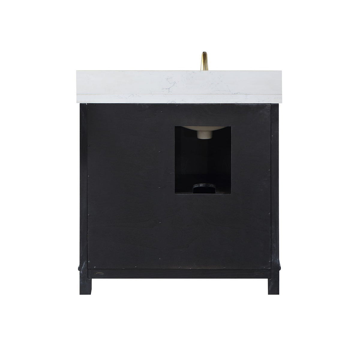 Altair Designs 36" single vanity with top - 549036-BO-AW-NM