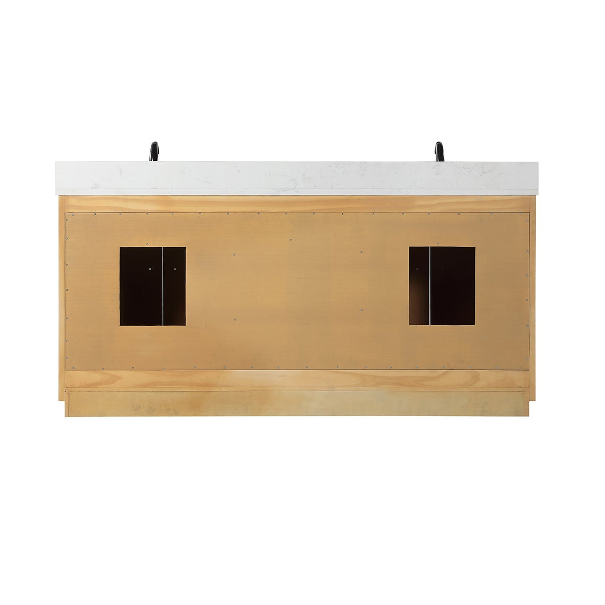 Altair Designs 72" double vanity with top - 550072-WP-AW-NM