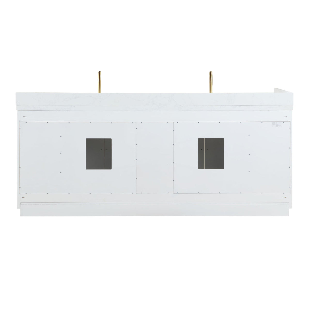 Altair Designs Gavino 84" double vanity with top - 557084-LB-GW-NM