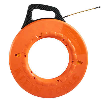 KLEIN TOOLS 200' Fiberglass Fish Tape w/ Spiral Leader - 56014