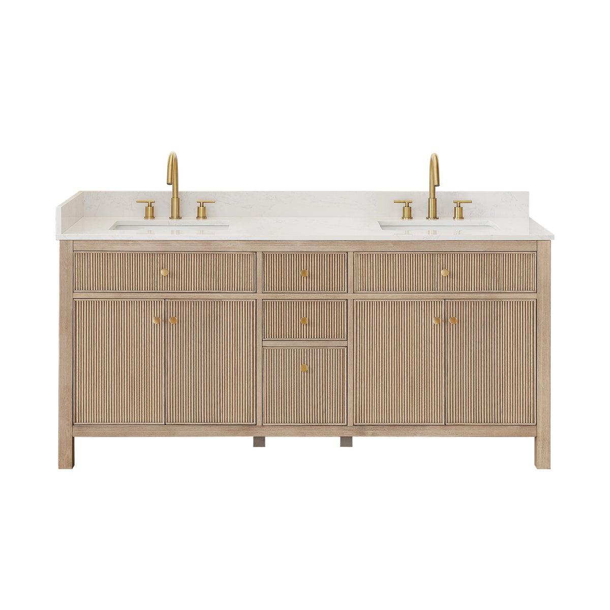 Cerrito 72" double vanity with top
