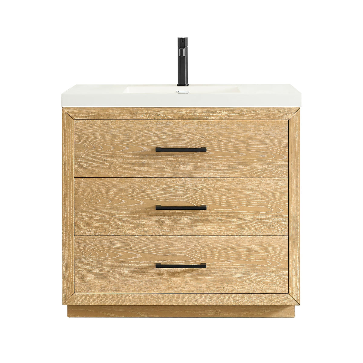 Altair Designs Sigrid 36"/48"/60"/72" single/double vanity with top - 579036-WO-WH-NM