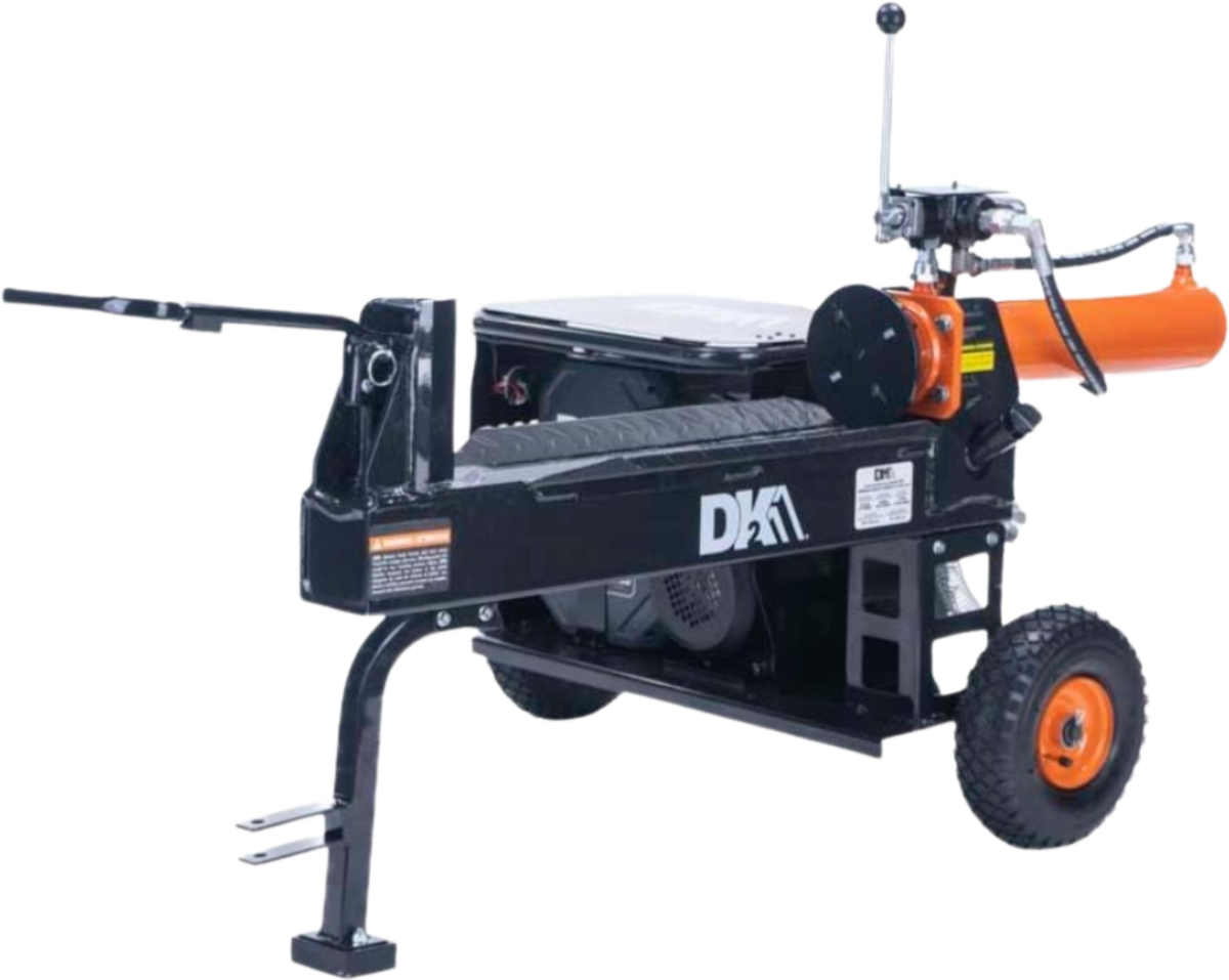 DK2 OPS220EV-K Log Splitter Kit with Battery and Charger 20 Ton 57.6V Li-ion Powered Hydr - OPS220EV-Kaulic New