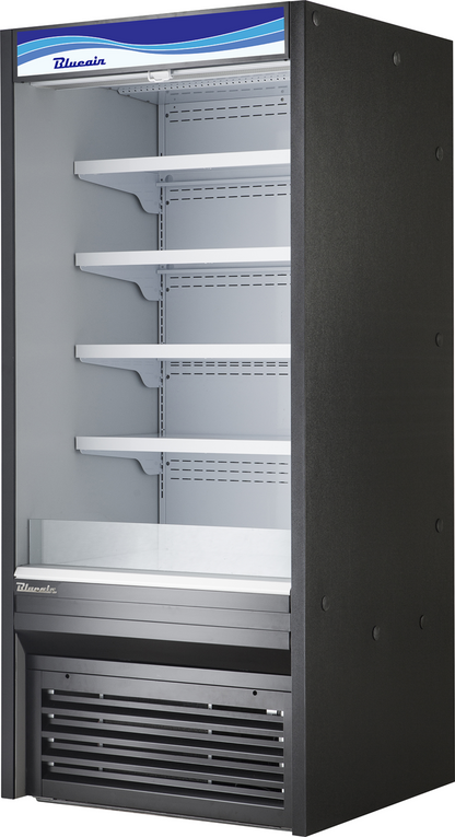 Blue Air BOD-48S | 48" Wide Steel Open Display Case - BOD-48S