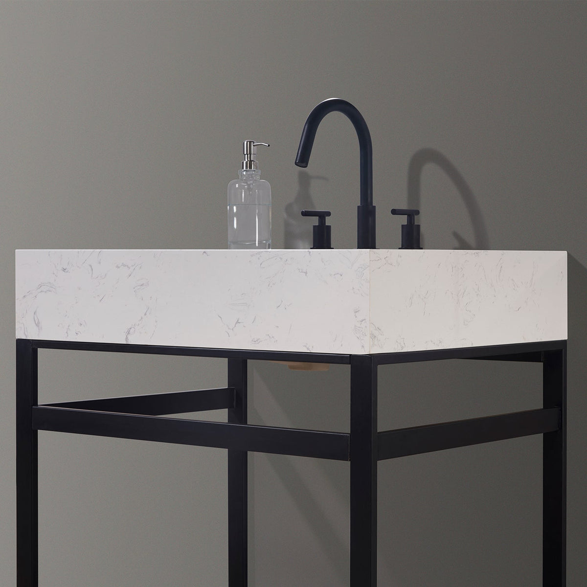 Altair Designs 30" single vanity with top - 68030-AWAP-MB-NM