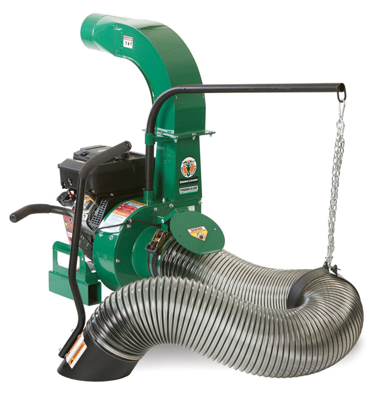 Billy Goat Debris Truck Loader 570cc Vanguard 10"x10' Hose 16' Impeller Ele Start - DL1802VE