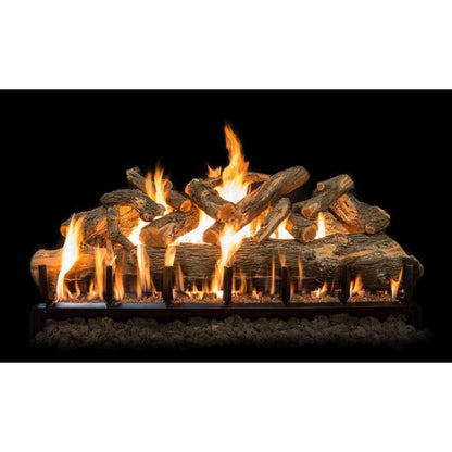 Grand Canyon Jumbo Arizona Weathered Oak Charred Gas Logs Only JUMBOAWOCLOGS