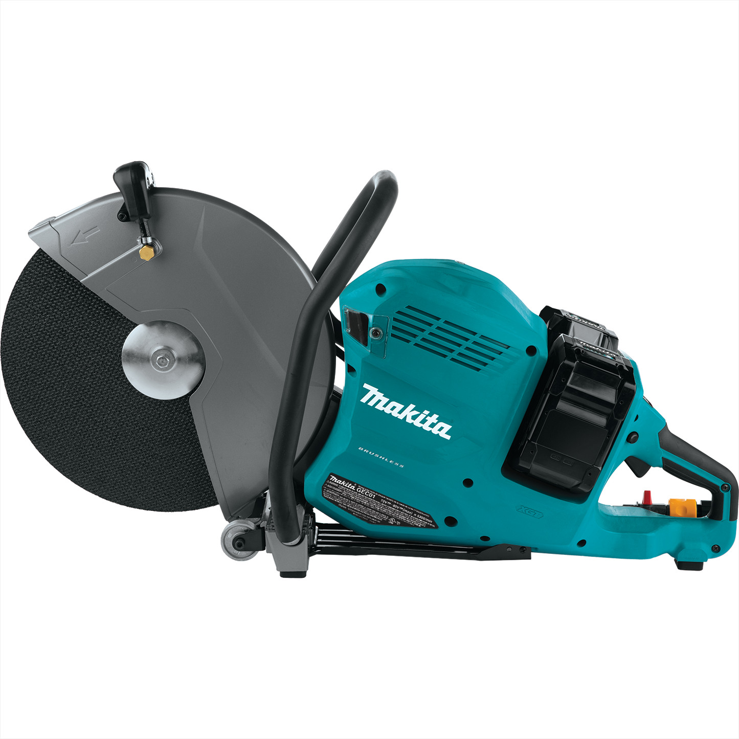 Makita 80V Max (40V Max X2) XGT Brushless 14 In. Power Cutter Kit with 4 Batteries, AFT, Electric Brake - GEC01PL4
