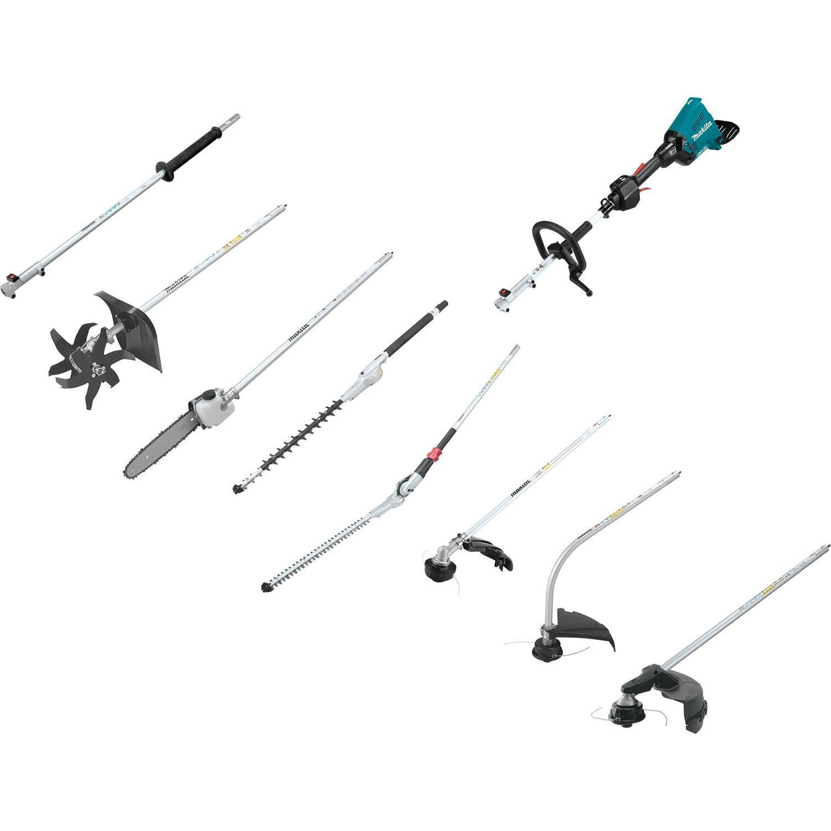 Makita  36V (18V X2) LXT Brushless Couple Shaft Power Head Kit with String Trimmer Attachment, dual port charger  - XUX01M5PT