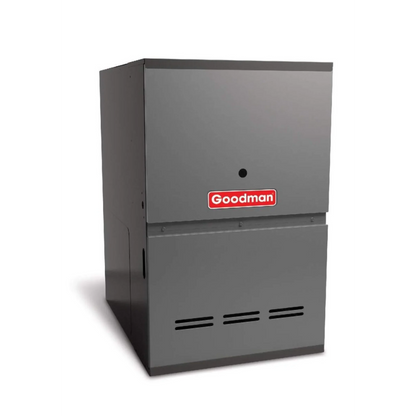 Goodman - 3 Ton/80,000 BTU 80% AFUE Low NOx Gas Furnace and Air Conditioner System - Horizontal - 14.5 SEER2 - R32 - GLXS4BA3610 / CHPTA3630C3 / GD9T800805CX
