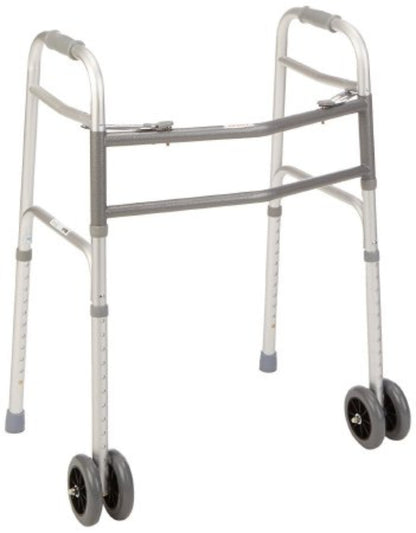 Patterson Medical- Bariatric Walker Adjustable Height Aluminum Frame 700 lbs. Weight Capacity 33 to 43 Inch Height - 081561653