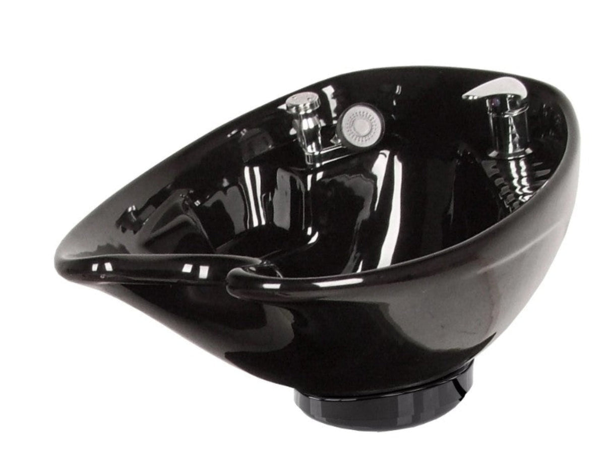 Jeffco 8700 Porcelain Bowl Tilting Black  - 8700-570-VB-B