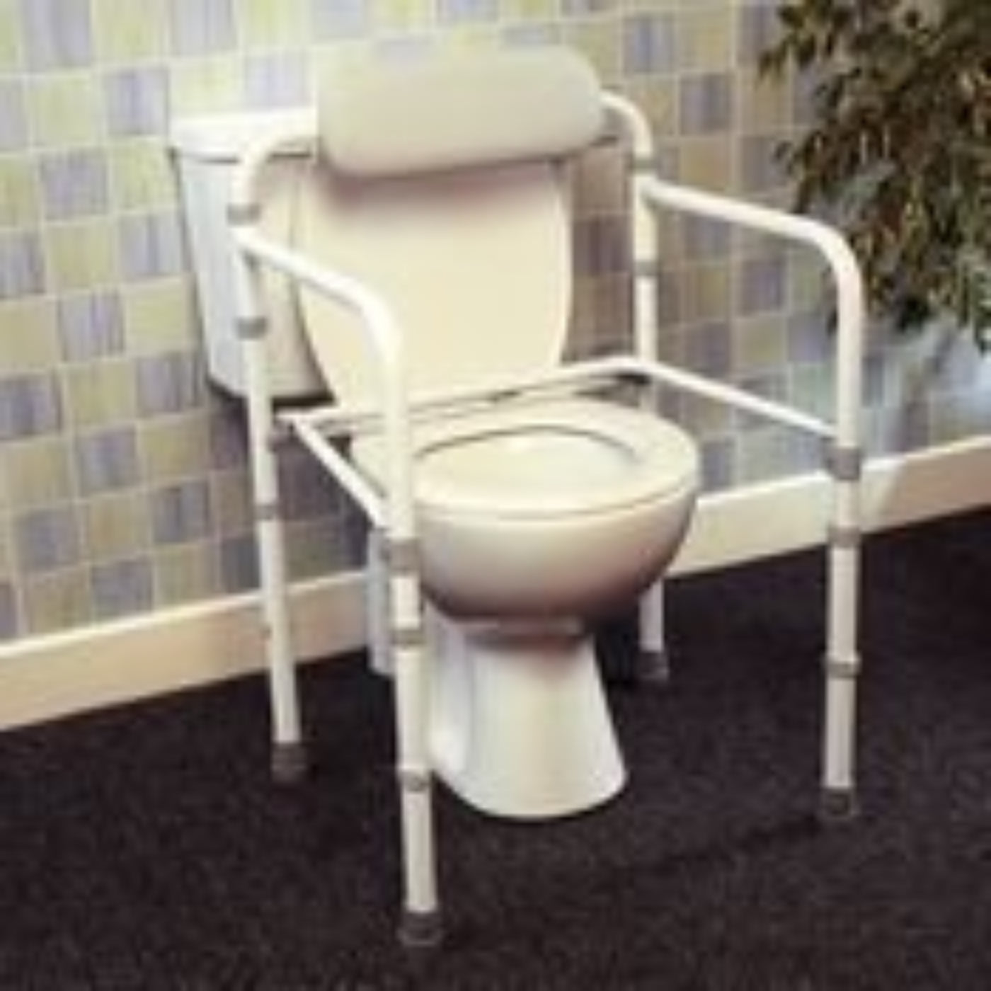Patterson Medical- Toilet Safety Rail White - 557475