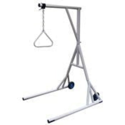 Patterson Medical- Bariatric Freestanding Trapeze Silver Vein Finish - 562097