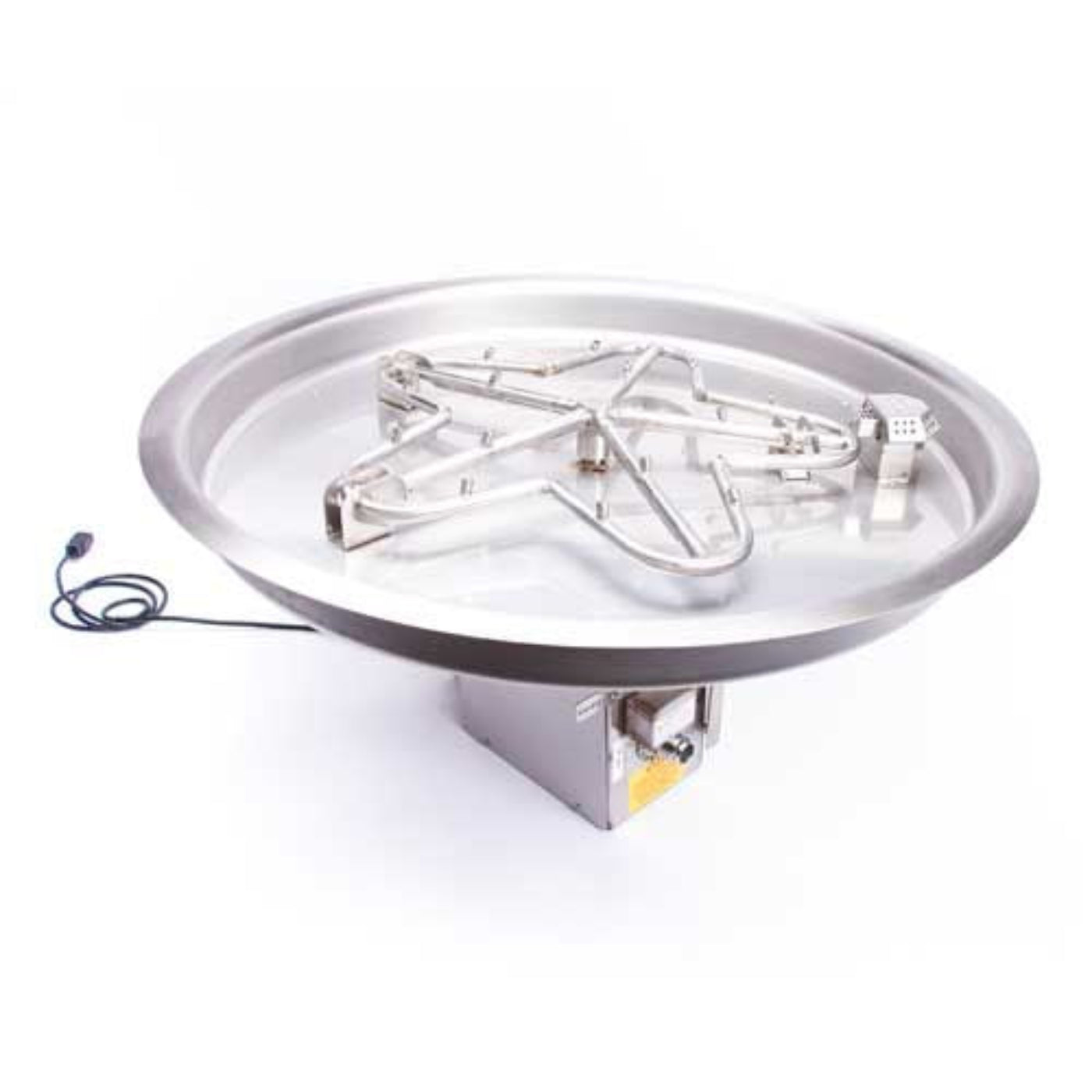 HPC 37″ Round Drop In Pan Torpedo Burner Electronic Ignition System - TOR-PENTA37EI-120VAC-NG