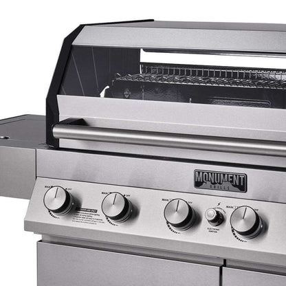 Monument Grills Denali 605 Series | 6 Burner Smart Tech Propane Gas Grill in Stainless Steel (Natural Gas Convertible) - D605
