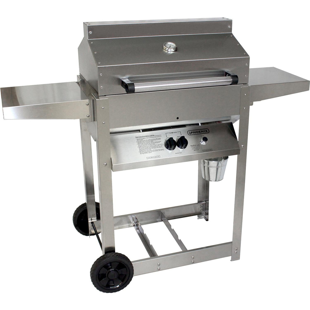 Phoenix Grill SD Stainless Steel Natural Gas Riveted Grill Head - SDRIV4LDD-P