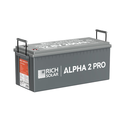 Rich Solar 2 PRO | 12V 200Ah LiFePO4 Battery | Premium 12V Lithium Battery for RVs, Cabins, Tiny Homes | 7,000 Lifetime Cycles  - RS-B122SP