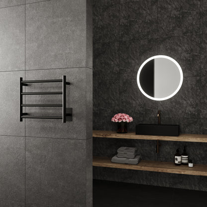 Artemis Wall Mounted Electric Towel Warmer in Black - ARTEBLK04