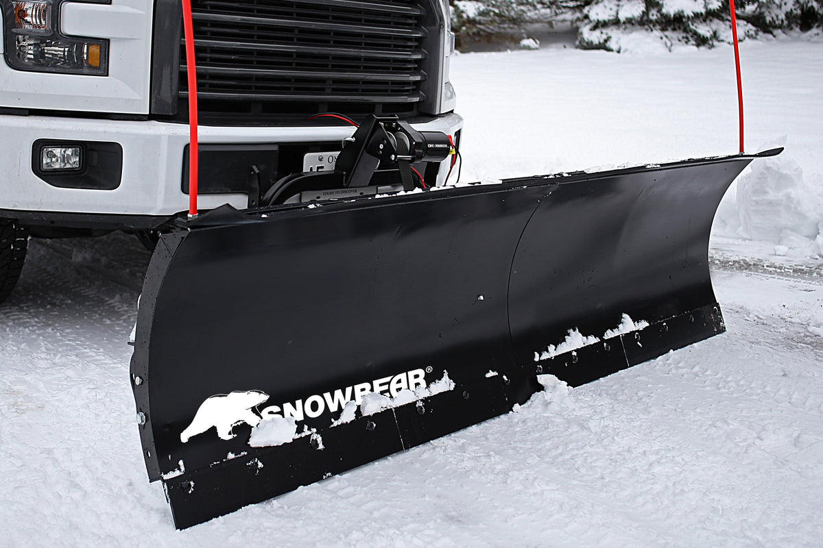 SnowBear AVAL8219 82" x 19" Universal SUV/Truck Mount T-Frame Snow Plow Kit with Winch and Wireless Remote New - AVAL8219