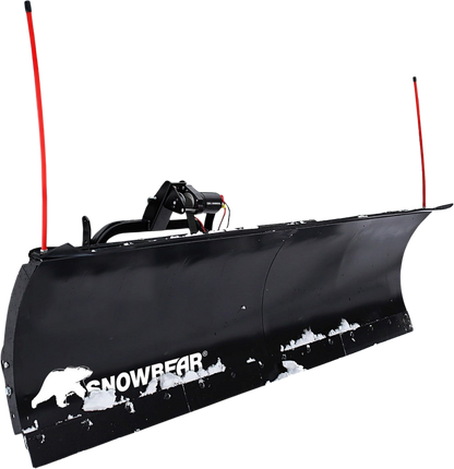 SnowBear AVAL8422 84" x 22" Universal SUV/Truck Mount T-Frame Snow Plow Kit with Winch and Wireless Remote New  - AVAL8422