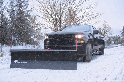 SnowBear AVAL8826ELT 88" x 26" Universal Truck Mount T-Frame Snow Plow Kit with Actuator and Wireless Remote New - AVAL8826ELT