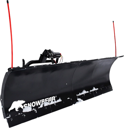 SnowBear AVAL8826ELT 88" x 26" Universal Truck Mount T-Frame Snow Plow Kit with Actuator and Wireless Remote New - AVAL8826ELT
