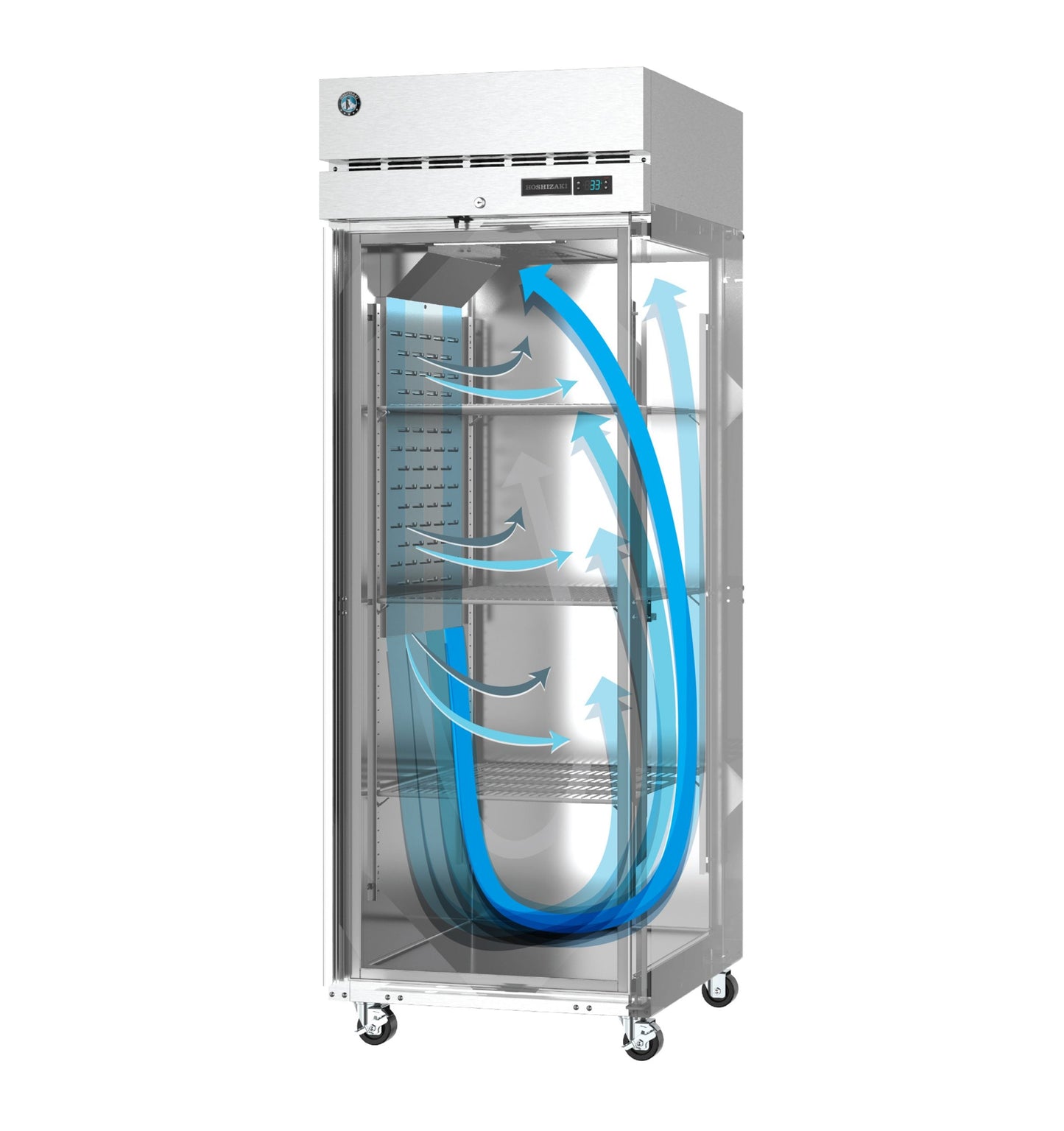 Hoshizaki | 28" Wide 1 Door Top Mount Reach-In Freezer - F1A-FS