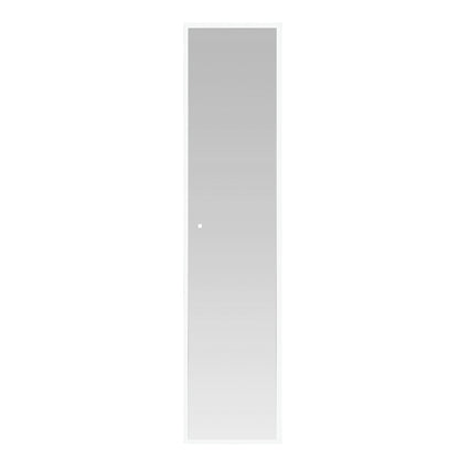 Aquadom Edge Royale 15" x 70" Left Hinged Medicine Cabinet With Lighting, Defogger, Integrated LED 3X Magnifying Mirror, 8mm Clear Adjustable Glass Shelves and Electrical Outlet With USB - ER-1570L-N