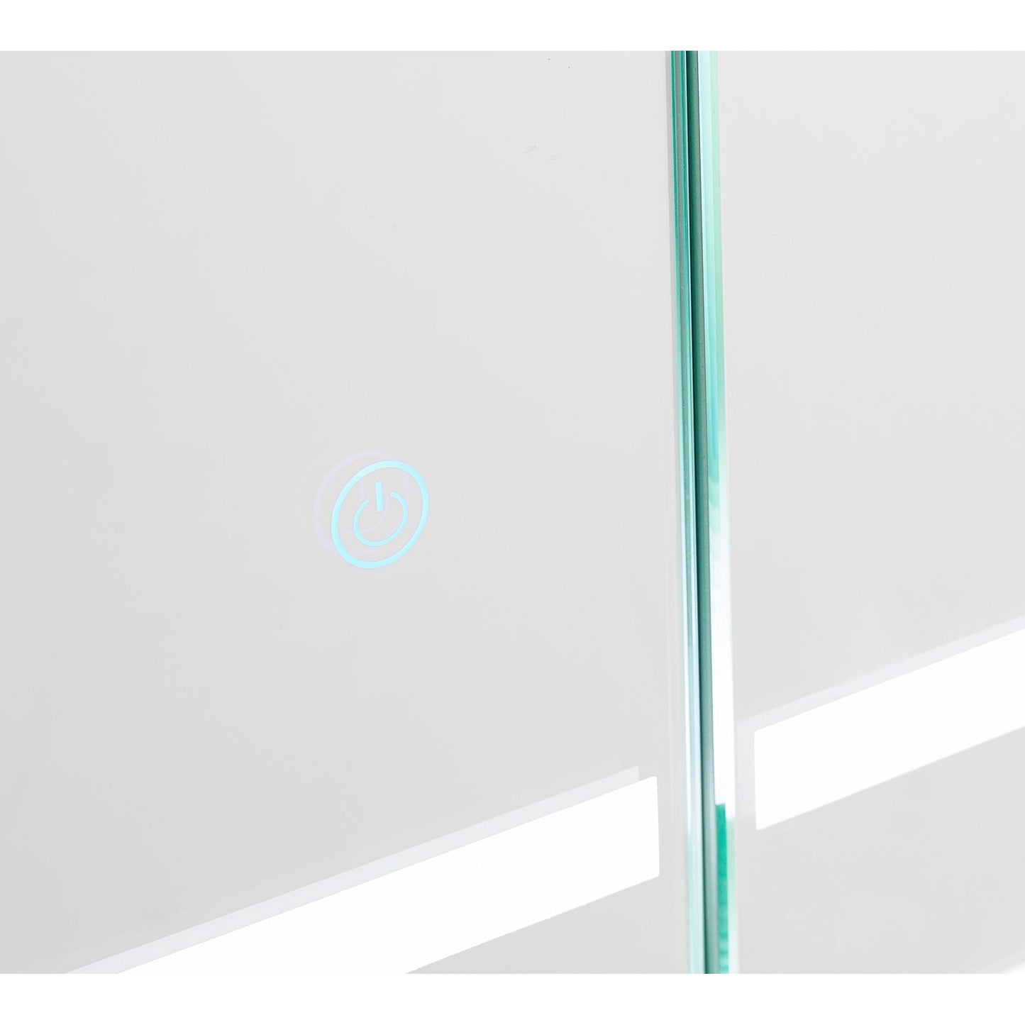 Aquadom Royale Plus 30" x 36" Rectangle Recessed or Surface Mount Bi-View LED Lighted Bathroom Medicine Cabinet With Defogger, Electrical Outlet, Magnifying Mirror - RP-3036-N