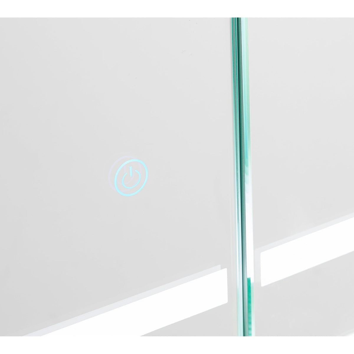 Aquadom Royale Plus 36" x 30" Rectangle Recessed or Surface Mount Bi-View LED Lighted Bathroom Medicine Cabinet With Defogger, Electrical Outlet, Magnifying Mirror - RP-3630-N
