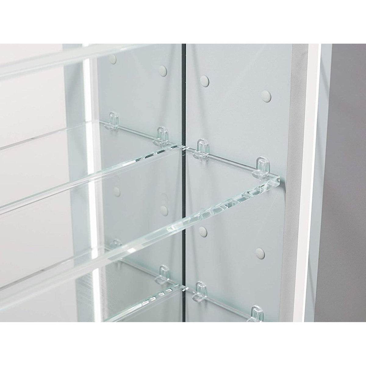 Aquadom Signature Royale Tri-View 40" x 30" Rectangular Medicine Cabinet With Lighting, Defogger, Integrated LED 3X Magnifying Mirror And Electrical Outlet with USB - SR-4030
