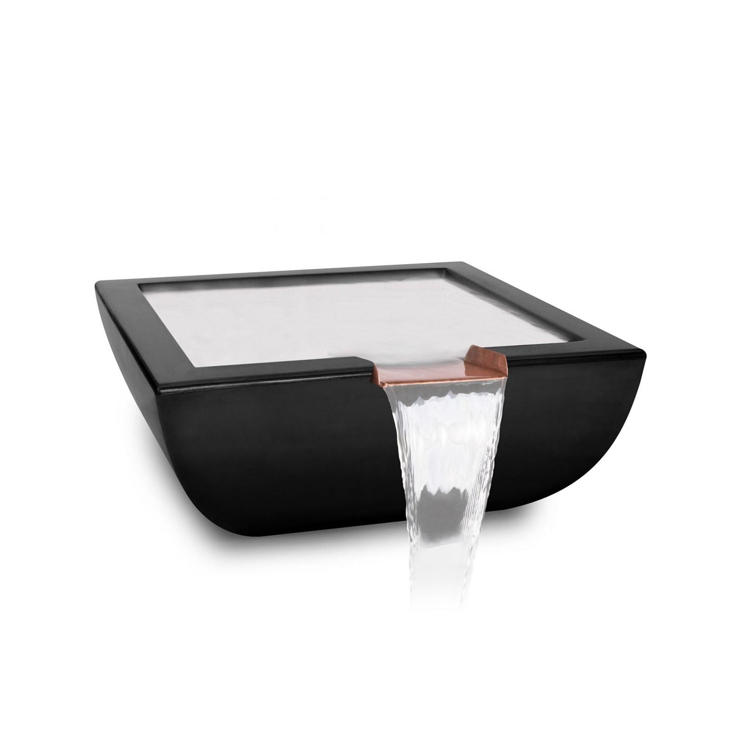 Avalon Concrete Water Bowl Black