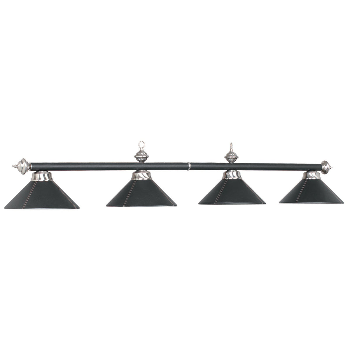 RAM Game Room 4LT-54″ Billiard Light-Leather/Black B78-LTHR BLK