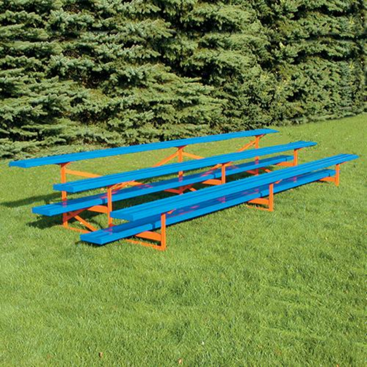 Bleacher 3 Row 27' Outdoor Standard Aluminum - BLCH-327
