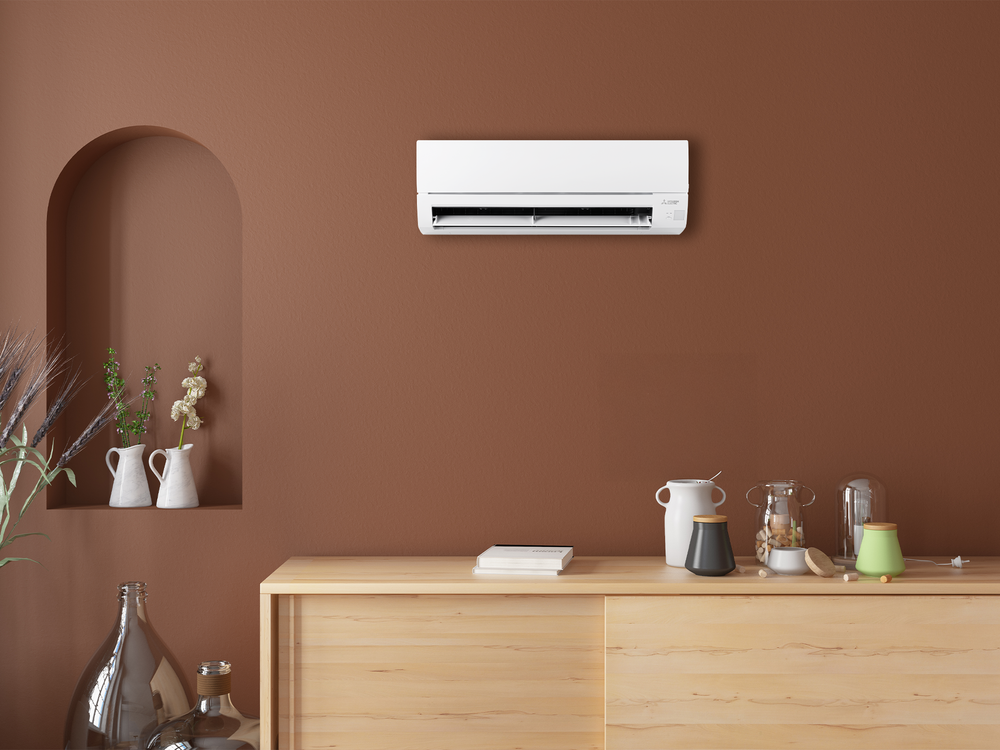 Mitsubishi MSZ-JX12WL & MUZ-JX12WL 12,000 BTU 20 SEER Wall Mounted Heat Pump System - R454B