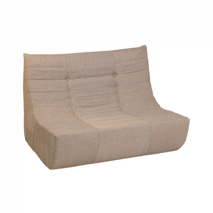 Deko Living 5 Piece Brown Outdoor Compressed Foam Loveseat Sofa Chairs and Table Set  - COP30119