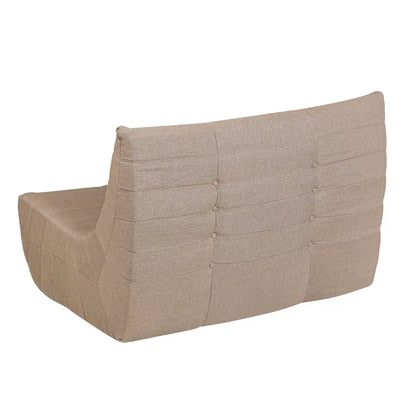 Deko Living 5 Piece Brown Outdoor Compressed Foam Loveseat Sofa Chairs and Table Set  - COP30119