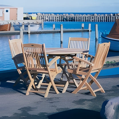 Whiteline Modern Living Rhea Outdoor Dining Table - DT1834-WLT
