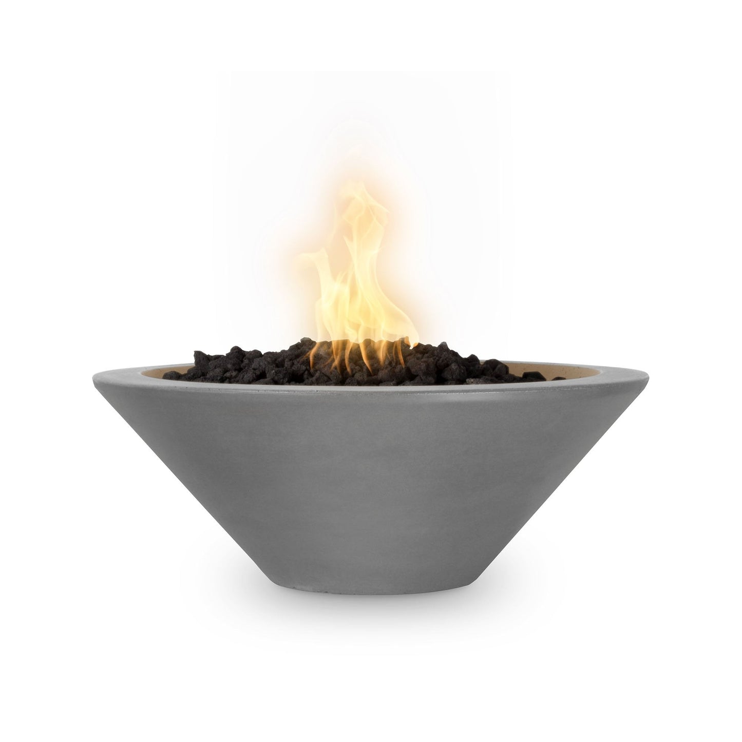 36" Cazo Concrete Fire Bowl Natural Gray