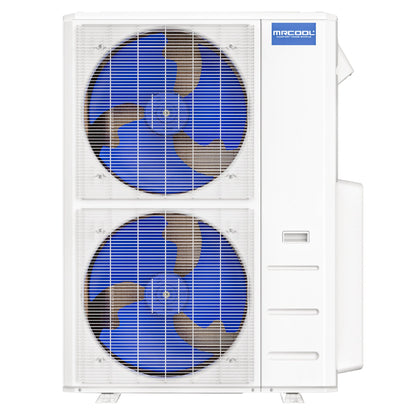 MRCOOL DIY 5th Gen Mini Split - 6-Zone 55,000 BTU Ductless Air Conditioner and Heat Pump Condenser with 9K + 6K + 6K + 6K + 6K + 6K Ceiling Cassette Air Handlers