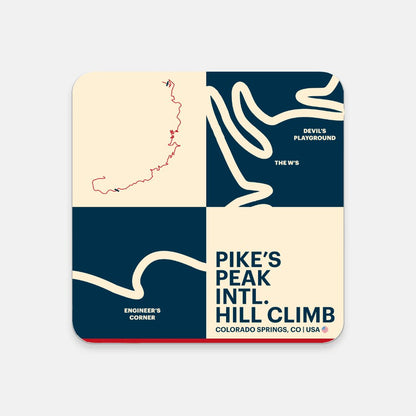 Pikes Peak Intl. Hill Climb - Cork Back Coaster