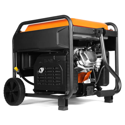 WEN DF875iX 8750-Watt RV and Transfer-Switch-Ready 120V/240V Dual Fuel Open Frame Inverter Generator with Remote Electric Start and CO Shutdown Sensor -DF875iX