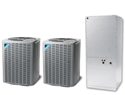 Daikin Light Commercial 10 Ton Multi-Positional Air Conditioning Split System with 15kW Heat Kit - 2xDX3SEA6040,DAX12044