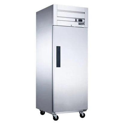 Dukers D28AR 28" Single Solid Door Top Mount Reach-In Refrigerator 18.31 Cu. Ft. - D28AR