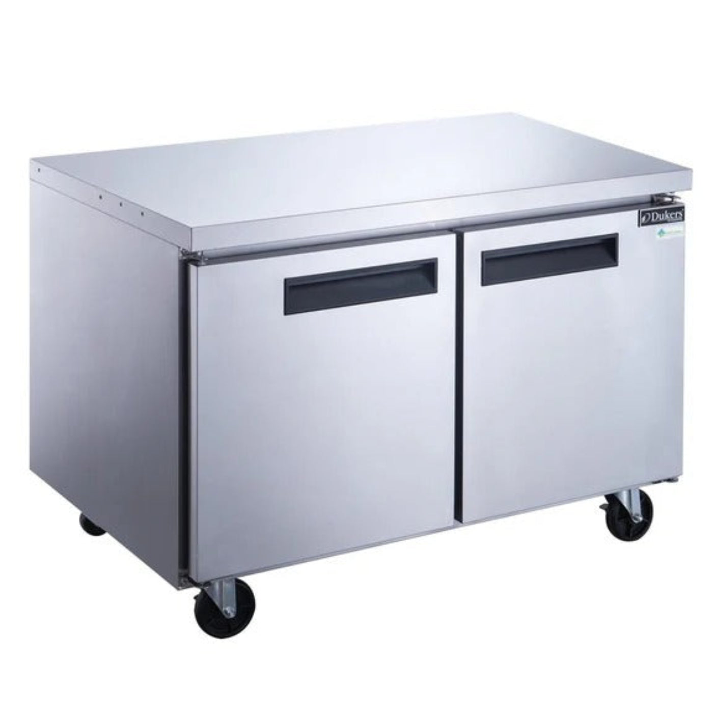 Dukers DUC60F 60" Two Door Undercounter Commercial Freezer in Stainless Steel 15.53 Cu. Ft. - DUC60F