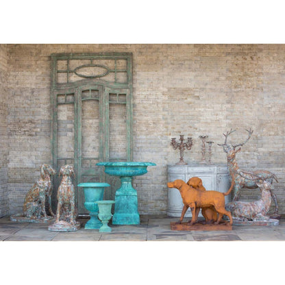 Park Hill Collection Manor Cast Iron Hound Pair, Set of 2 - EAG80267