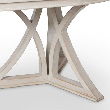 Park Hill Collections Coastal Cottage Delray Oval Dining Table - EFT20117