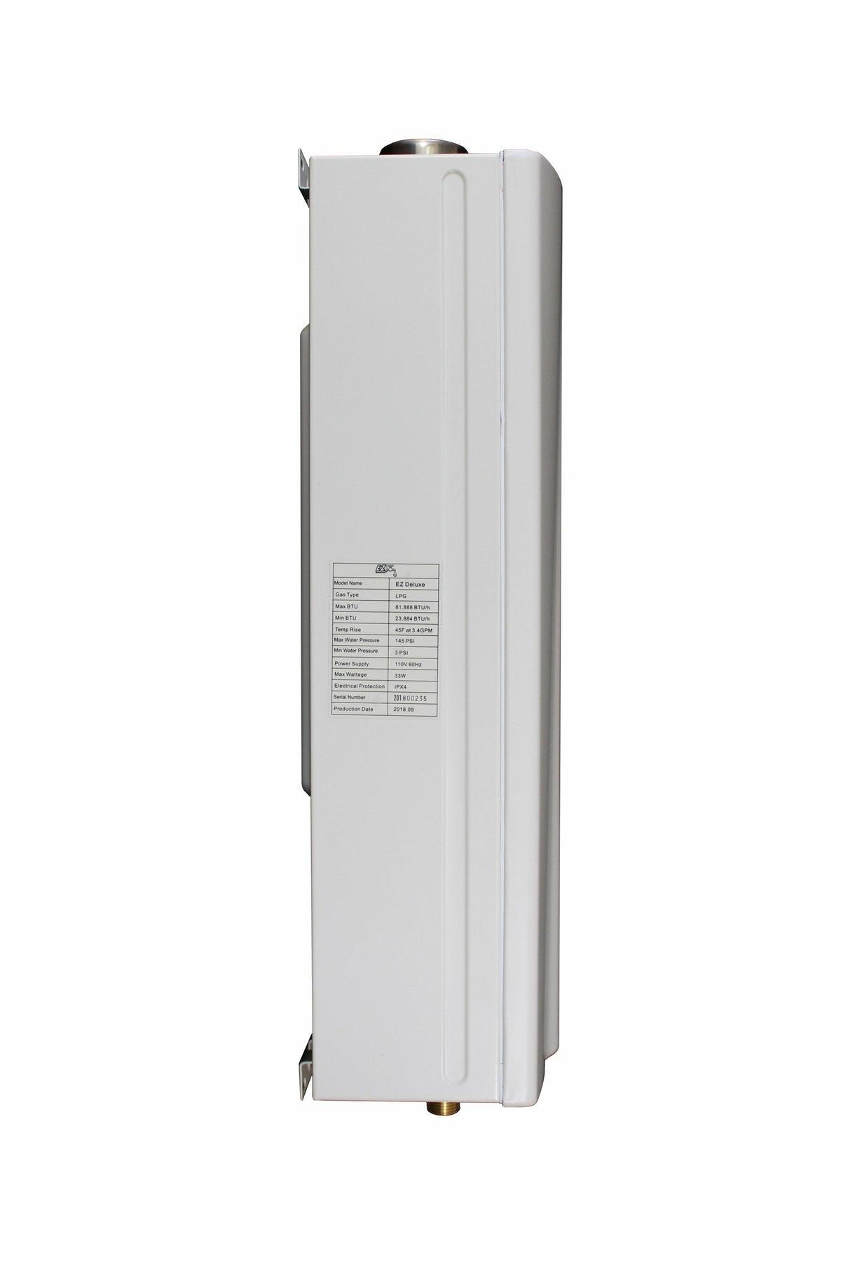 EZ Tankless EZDELUXENG 4.4 GPM 87500 BTU Natural Gas Indoor Tankless Water Heater with Vent Kit New
