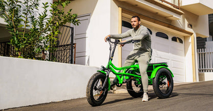 Addmotor 750W 48V Arisetan II M-360 Trike Electric Bike - EB-ADD-AT2-GRN